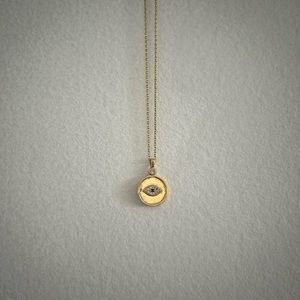 Gorjana Madison Evil Eye Pendant Necklace
